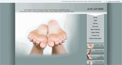 Desktop Screenshot of footandanklellc.com